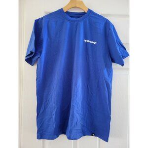 Birddogs Mens Royal Blue Spell out big logo Short Sleeve tee shirt size Medium